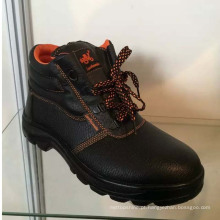 Calçado de trabalho Industrial Outsole PU / Leather Safety Shoes